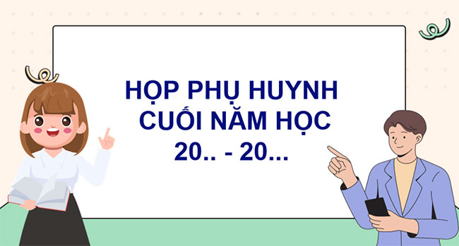 PowerPoint Họp phụ huynh cuối năm