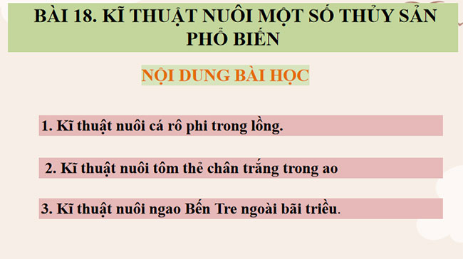 PowerPoint Công nghệ 12 Bài 18