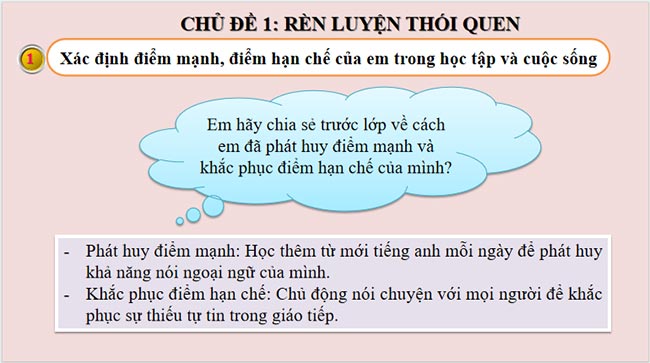 Rèn luyện thói quen