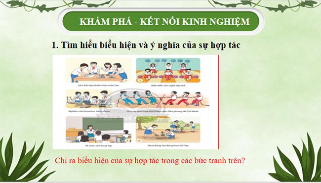 Hợp tác thực hiện nhiệm vụ chung