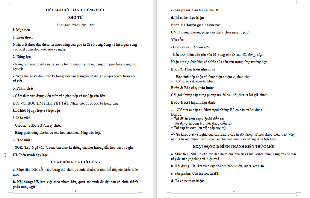 Thực hành tiếng Việt trang 72