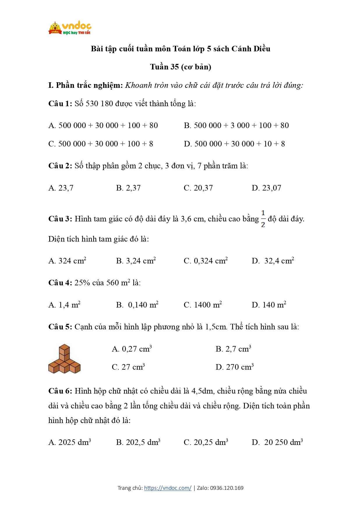 bai tap cuoi tuan mon toan lop 5 tuan 35 co ban cd page 1*710228