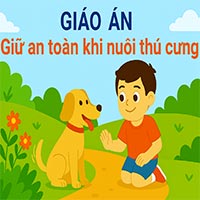 Giáo án: Giữ an toàn khi nuôi thú cưng