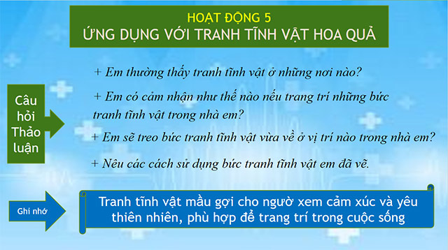 PowerPoint Mĩ thuật 6 Tranh tĩnh vật màu