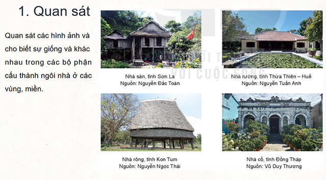 PowerPoint Mĩ thuật 6 Tạo hình ngôi nhà