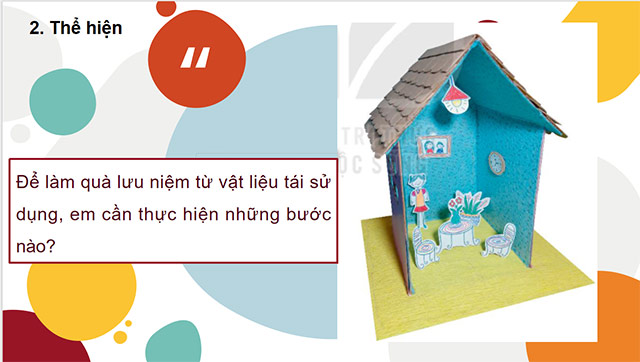 PowerPoint Mĩ thuật 6 Thiết kế quà lưu niệm