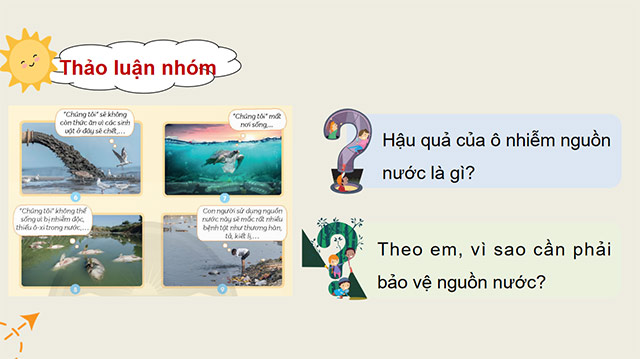 PowerPoint Khoa học 4 Ô nhiễm và bảo vệ nguồn nước