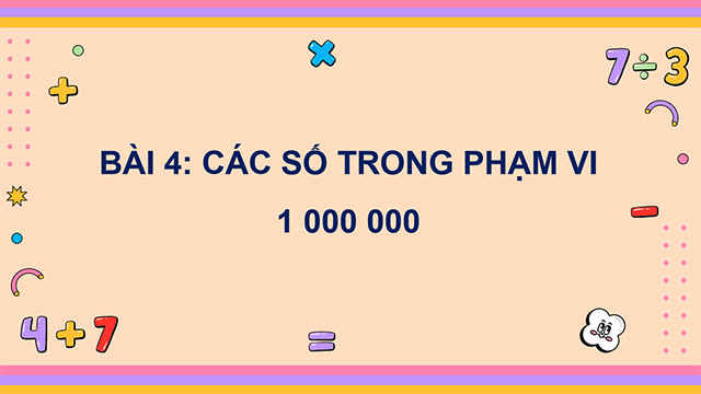 PowerPoint Toán 4 Các số trong phạm vi 1 000 000