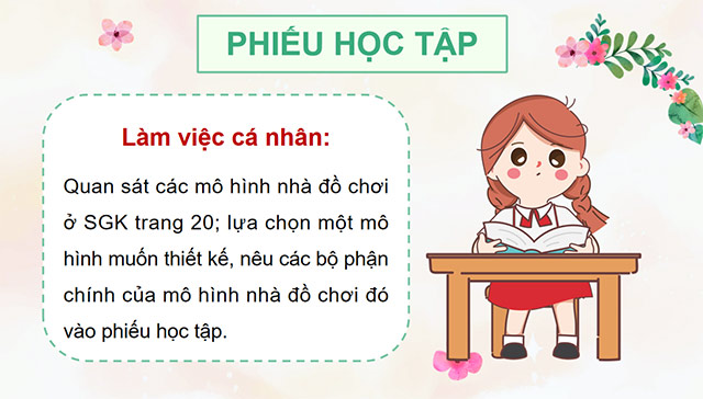PowerPoint Công nghệ 5 Thực hành thiết kế nhà đồ chơi