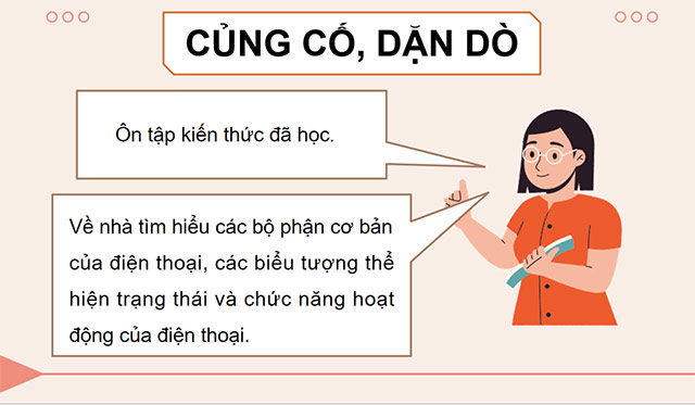 PowerPoint Công nghệ 5 Sử dụng điện thoại