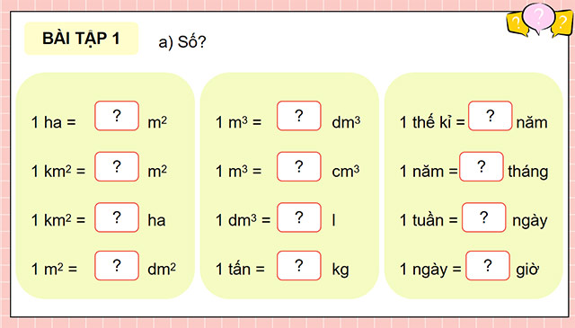 PowerPoint Toán 5 Ôn tập về đo lường