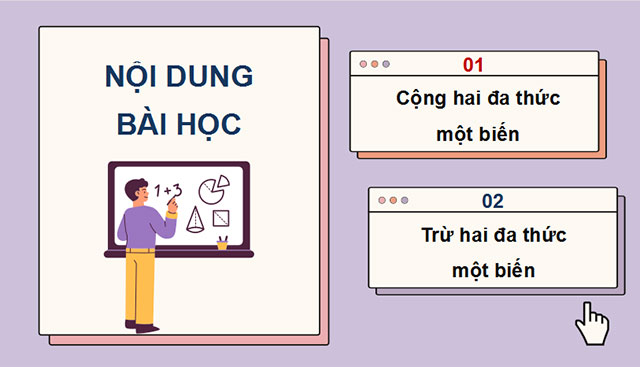 Phép cộng và phép trừ đa thức một biến