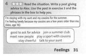 Friends Plus 9 Workbook giải Unit 4 Writing minh họa 4