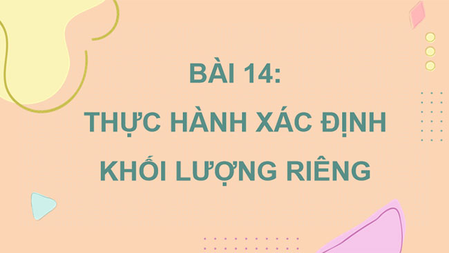 Giáo án PowerPoint KHTN 8 Bài 14