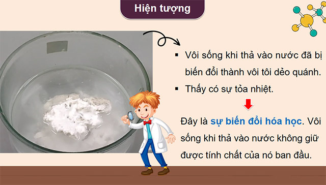 PowerPoint Khoa học 5 Sự biến đổi hoá học của chất