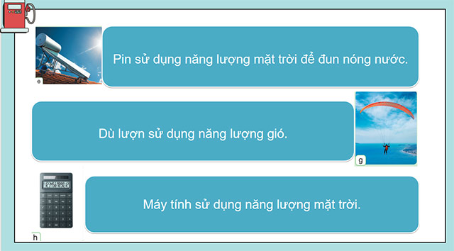 PowerPoint Khoa học 5 Năng lượng mặt trời, năng lượng gió và năng lượng nước chảy