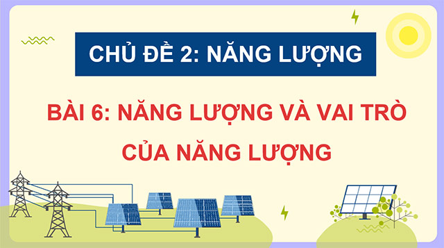 PowerPoint Khoa học 5 Năng lượng và vai trò của năng lượng