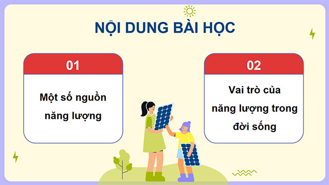 PowerPoint Khoa học 5 Năng lượng và vai trò của năng lượng