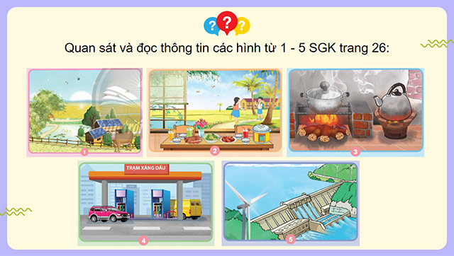 PowerPoint Khoa học 5 Năng lượng và vai trò của năng lượng