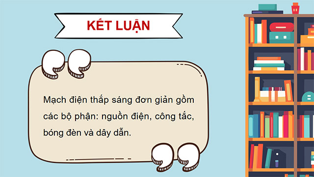 PowerPoint Khoa học 5 Mạch điện đơn giản