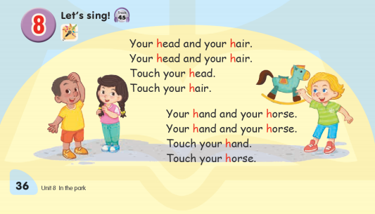 Tiếng Anh lớp 1 Global Success Unit 8 Lesson 3