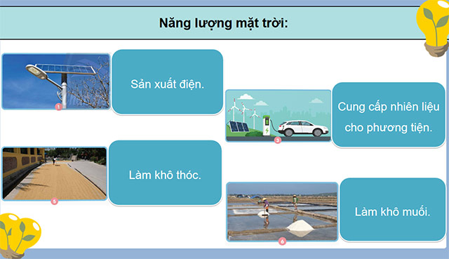 PowerPoint Khoa học 5 Năng lượng mặt trời, gió và nước chảy