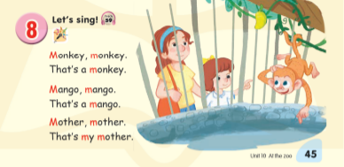 Tiếng Anh lớp 1 Global Success Unit 10 Lesson 3 minh họa 3