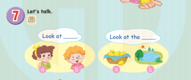 Tiếng Anh lớp 1 Global Success Unit 12 Lesson 3 minh họa 1