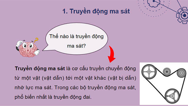 Truyền và biến đổi chuyển động