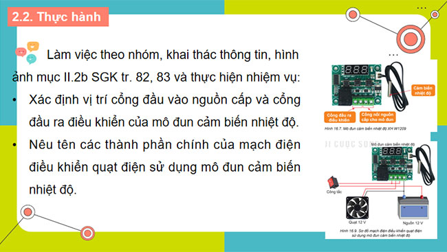 Mạch điện điều khiển sử dụng mô đun cảm biến