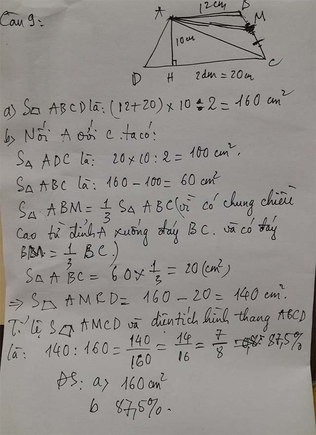 Đề thi vào lớp 6 môn Toán trường THCS Nhữ Bá Sỹ
