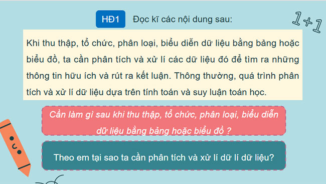 Phân tích và xử lí dữ liệu