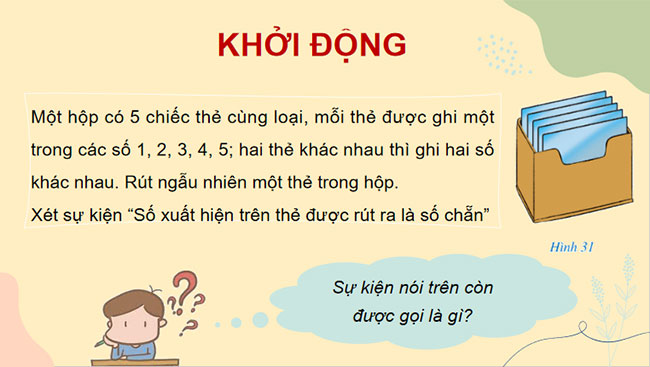 Biến cố trong một số trò chơi đơn giản