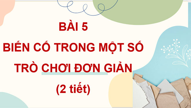 Biến cố trong một số trò chơi đơn giản