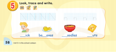 Tiếng Anh lớp 1 Global Success Unit 13 Lesson 2