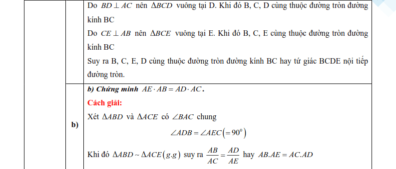 Đáp án đề thi vào lớp 10 môn Toán Bình Phước 2025