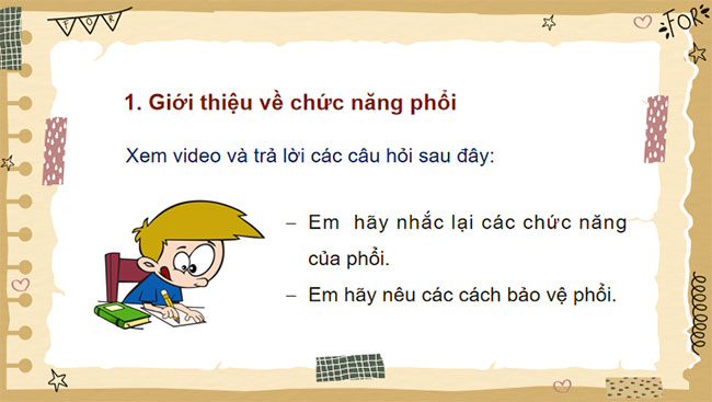 Dung tích phổi.