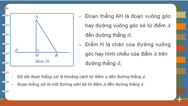 Đường vuông góc và đường xiên