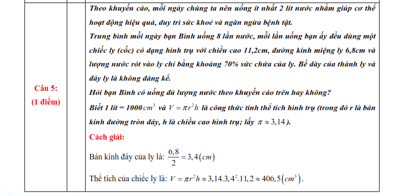 Đáp án đề thi vào lớp 10 môn Toán Khánh Hòa 2025