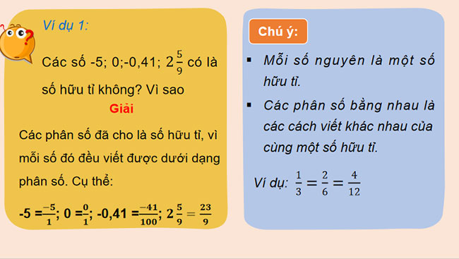Tập hợp Q các số hữu tỉ