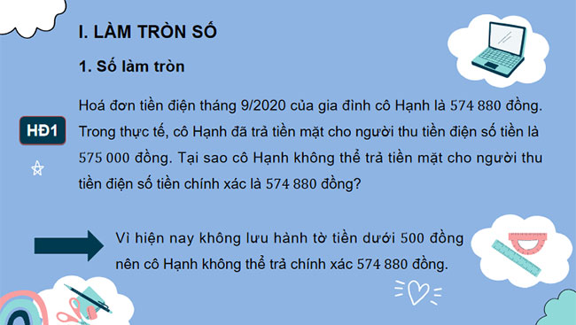 Làm tròn và ước lượng