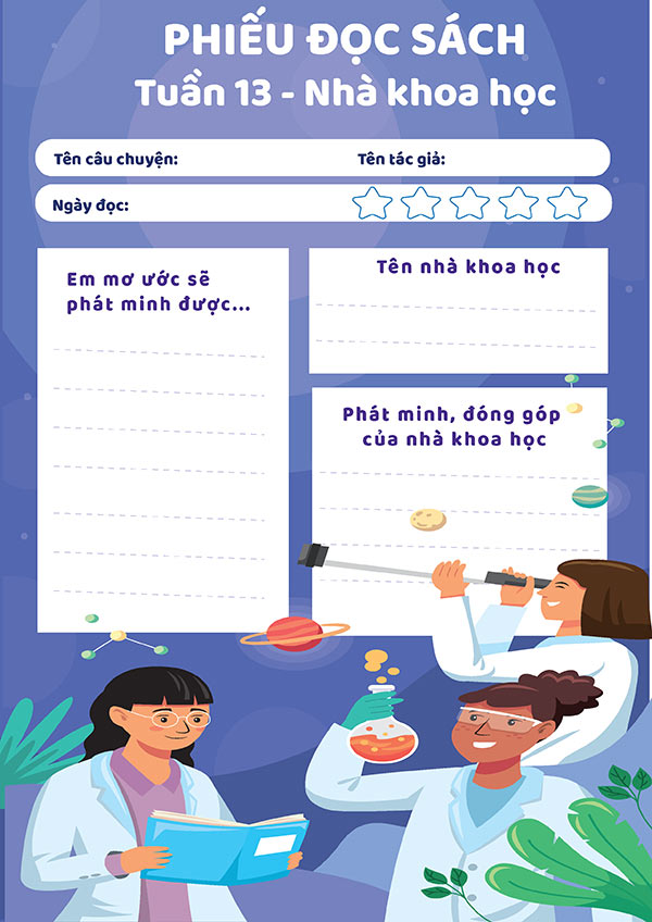 Phiếu đọc mở rộng Tiếng Việt lớp 4 Kết nối tri thức