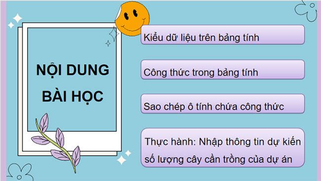  Tính toán tự động trên bảng tính