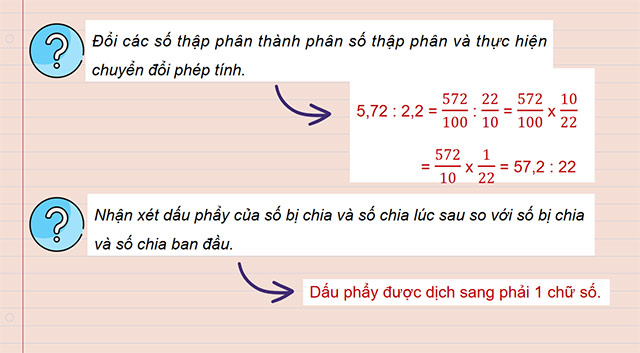 PowerPoint Toán 5 Chia một số thập phân cho một số thập phân