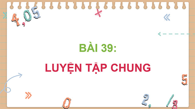 PowerPoint Toán 5 Luyện tập chung