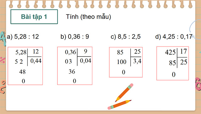 PowerPoint Toán 5 Luyện tập chung