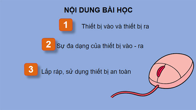 Thiết bị vào và thiết bị ra