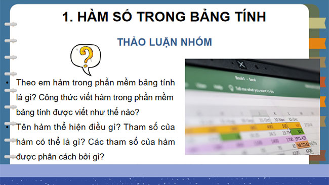 Sử dụng hàm để tính toán
