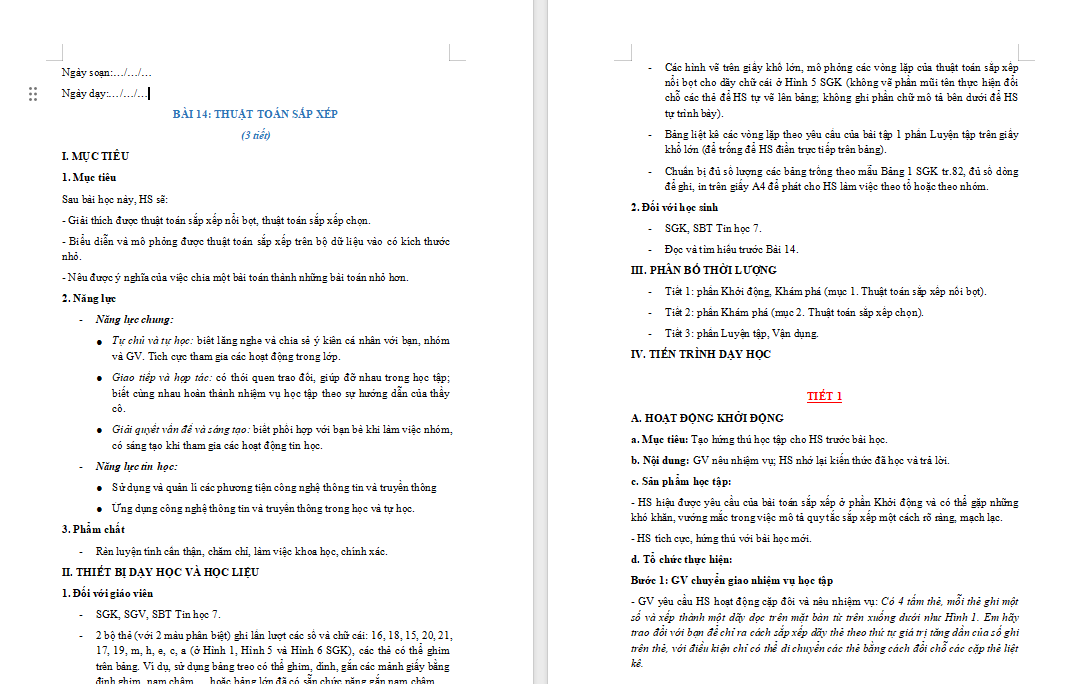  Thuật toán sắp xếp