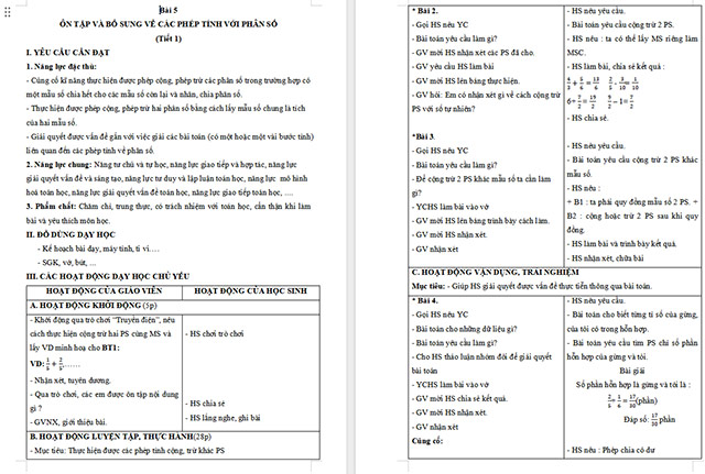 Toán 5 Ôn tập về số tự nhiên